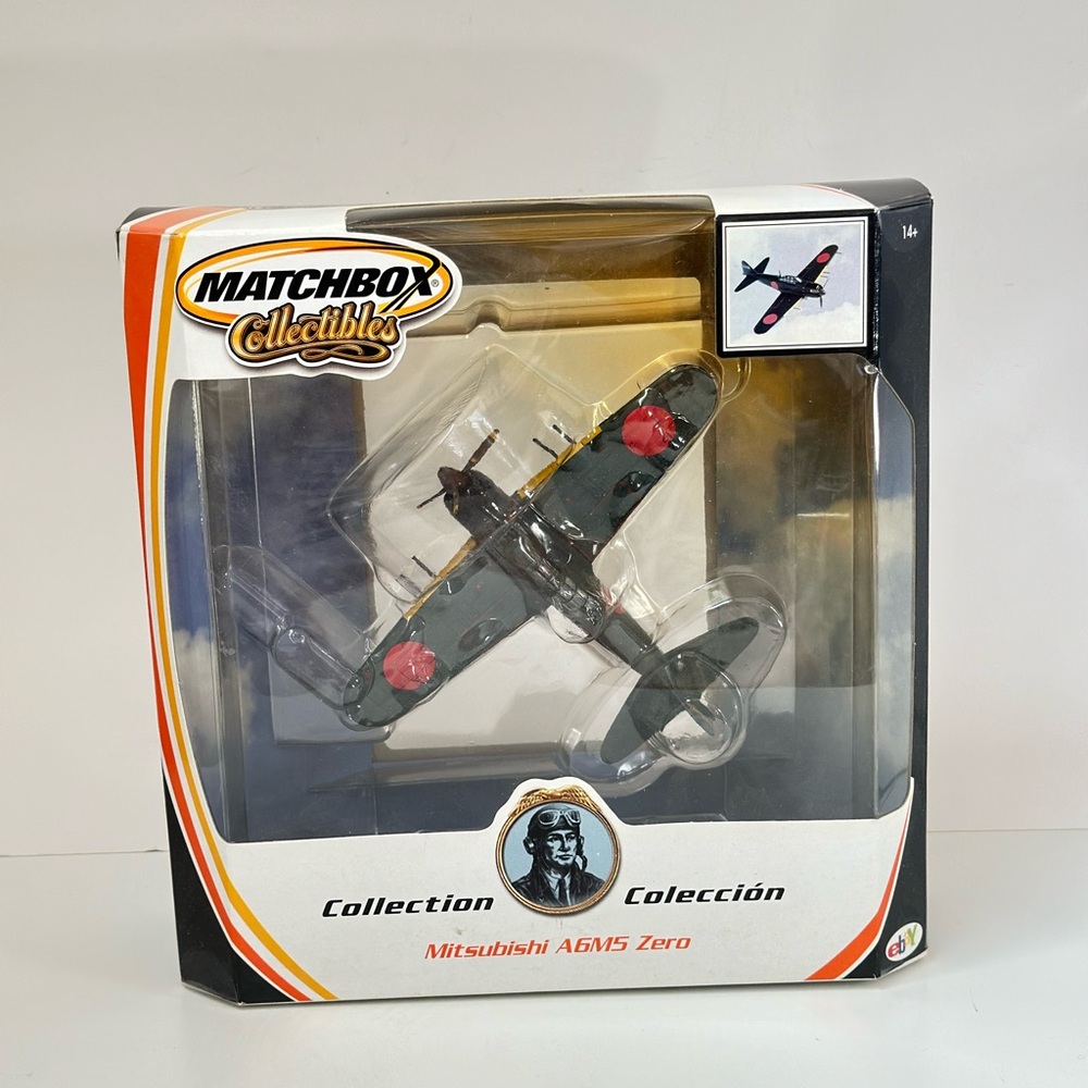Matchbox Collection ,Mitsubishi  A6M5 Zero ,WWII Airplane Fighter Plane NIB